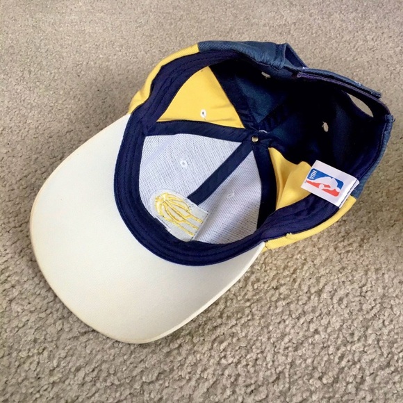 Vintage 1990s NBA INDIANA PACERS Embroidered Team Hat Cap Adjustable Strapback - Picture 7 of 13